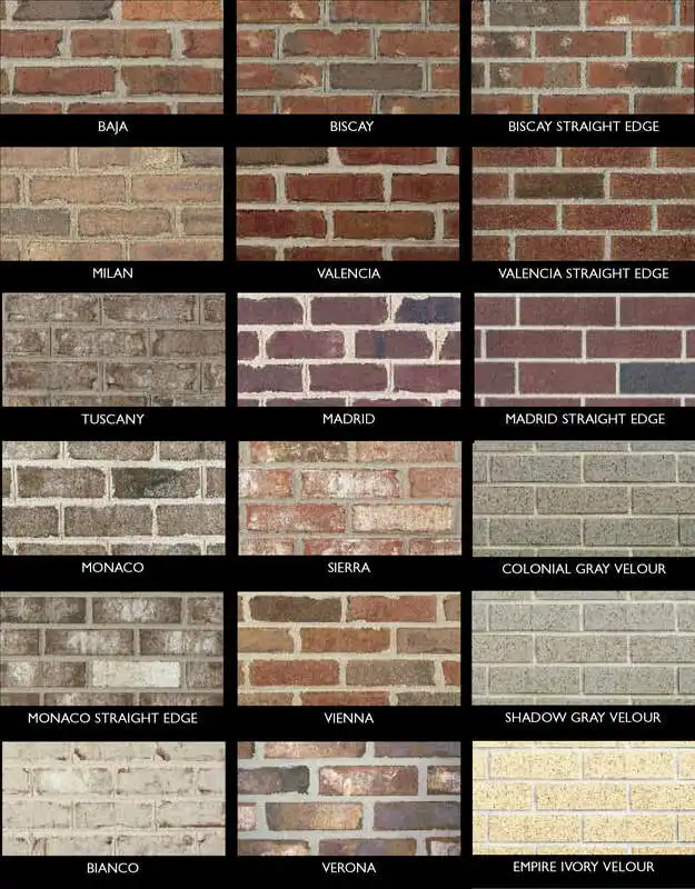 brick selection