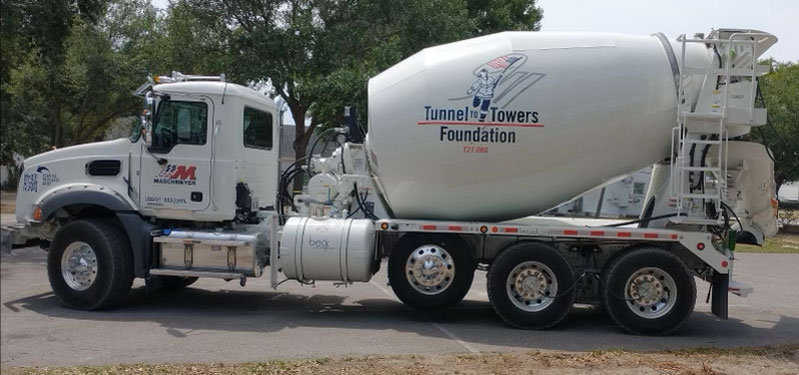 Tunnel to Towers ready mix truck