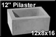 12 pilaster 12x8x16