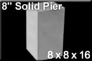 8 solid pier